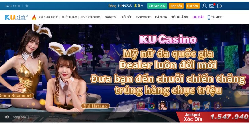 Hướng dẫn nạp tiền Kubet