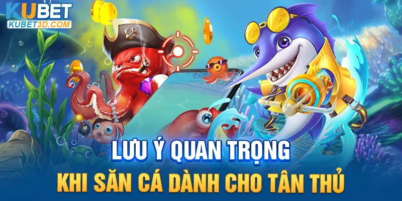 Lưu ý quan trọng khi săn cá dành cho tân thủ